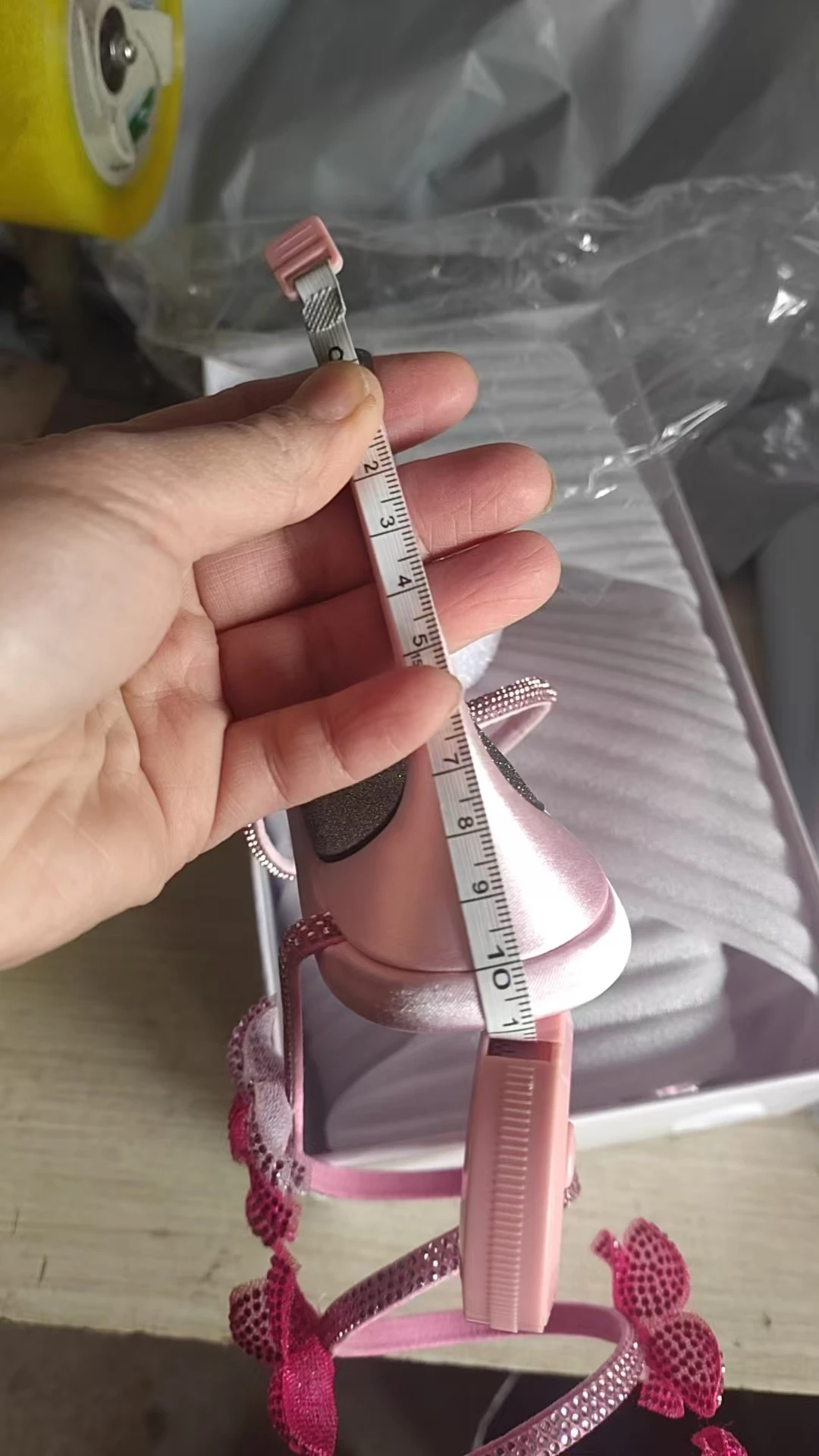 Aneikeh Sexy cristal fleur bande étroite bride à la cheville sandales femme mince talons hauts Style de rue pôle danse dames chaussures – Image 18