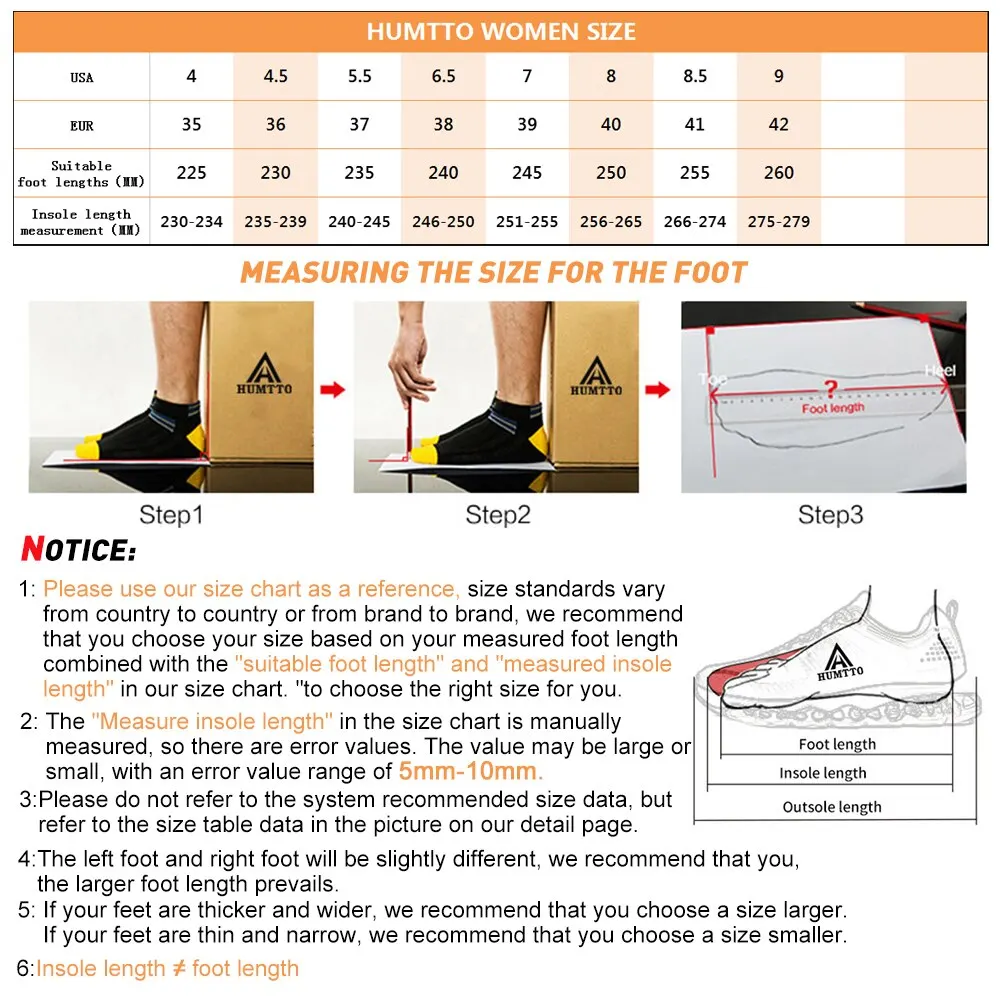 HUMTTO-Chaussures de randonnée résistantes à l'usure pour femmes, baskets de sport en plein air, à lacets, escalade, trekking, 110609B – Image 6