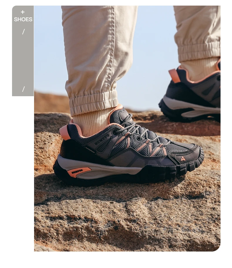 HUMTTO-Chaussures de randonnée résistantes à l'usure pour femmes, baskets de sport en plein air, à lacets, escalade, trekking, 110609B – Image 16