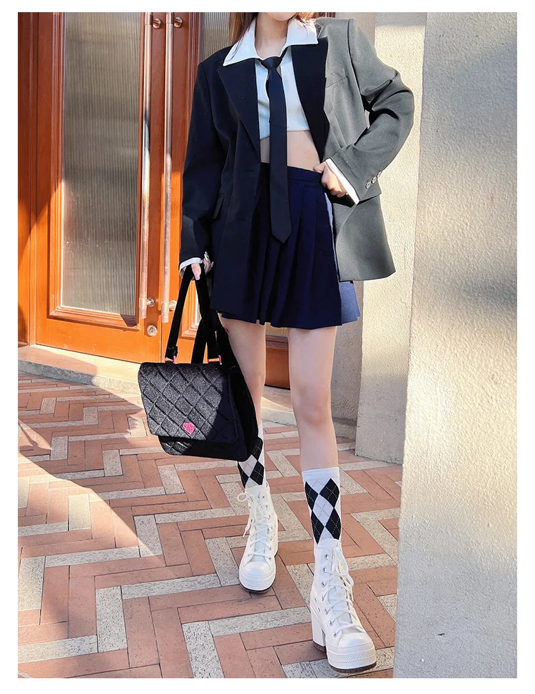 Femmes plate-forme baskets marque de luxe femmes bottes mode en plein air Skateboard chaussures femmes haut toile Sneaker grande taille 36-42 – Image 24